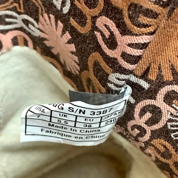 UGG Australia 3387 Lo Pro Fold Over Brown Suede Mid Calf Boots - Picture 3 of 12